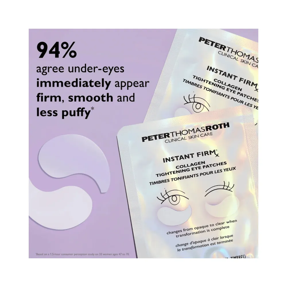 Peter Thomas Roth Instant Firmx Collagen Infuusio kiristävät silmälaastarit