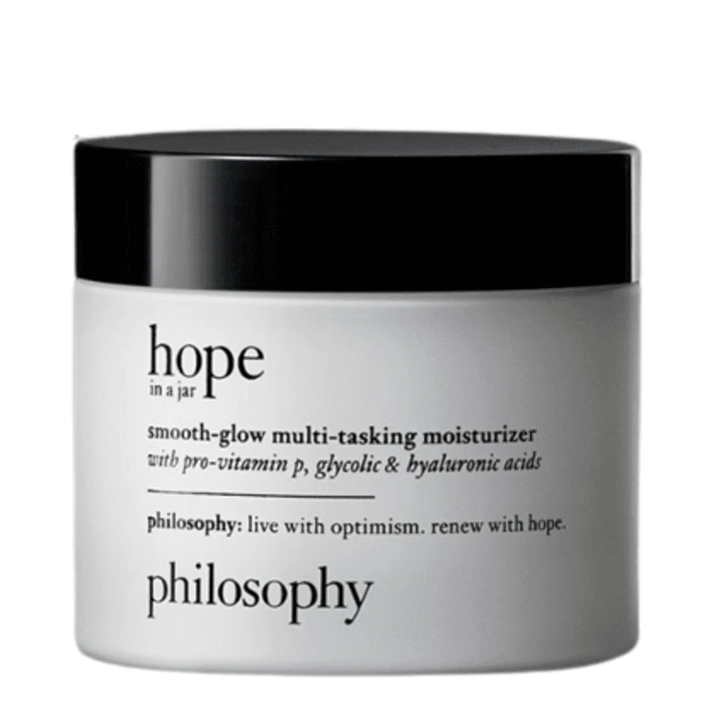 Filosofian toivo purkilla Sileä hehku monitehtävä kosteusvoide SPF 30 Philosophy