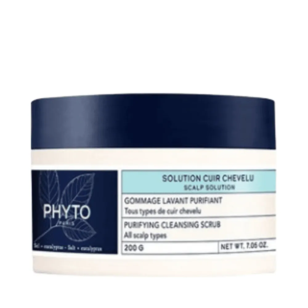 Phyto -päänahan liuos puhdistava puhdistus kuorinta