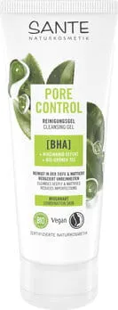 Pore Control Kasvojen Puhdistusgeeli puhdistusaine BHA:lla ja GREEN TEA ECO 100 ml - SANTE