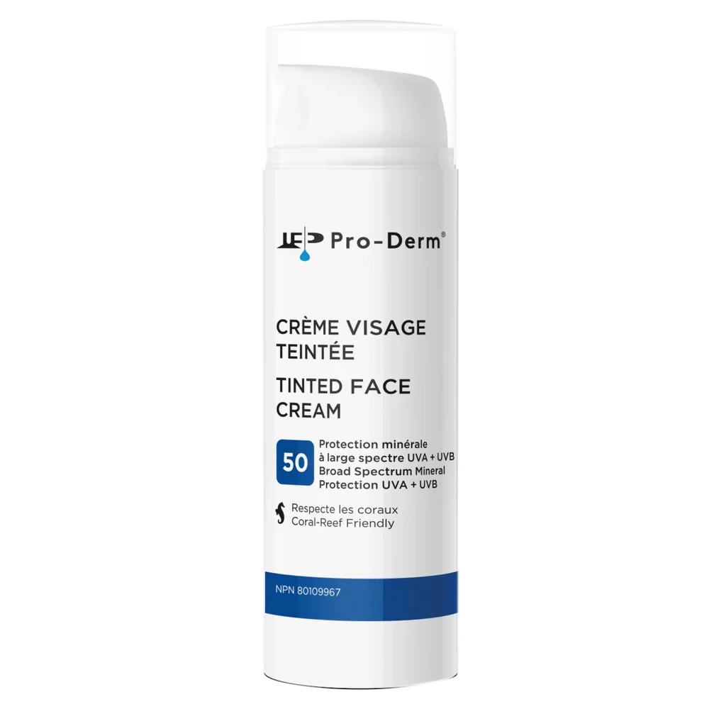 Tuotannon sävytetty mineraalikerma SPF 50 ProDerm