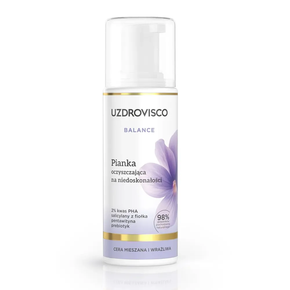Puhdistusvaahto itsenäiselle iholle 150 ml - UZDROVISCO (BALANCE)