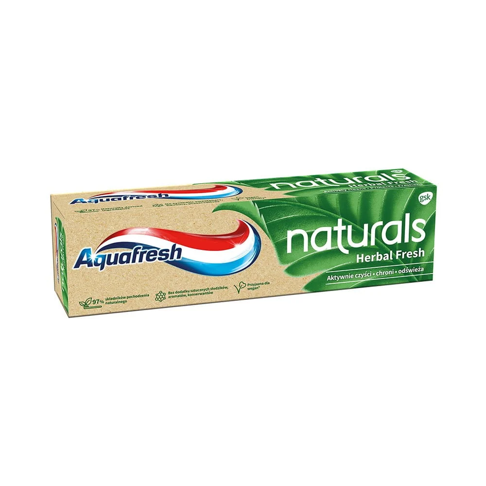 Raikas hammastahna luonnollisilla yrteillä 75 ml - AQUAFRESH