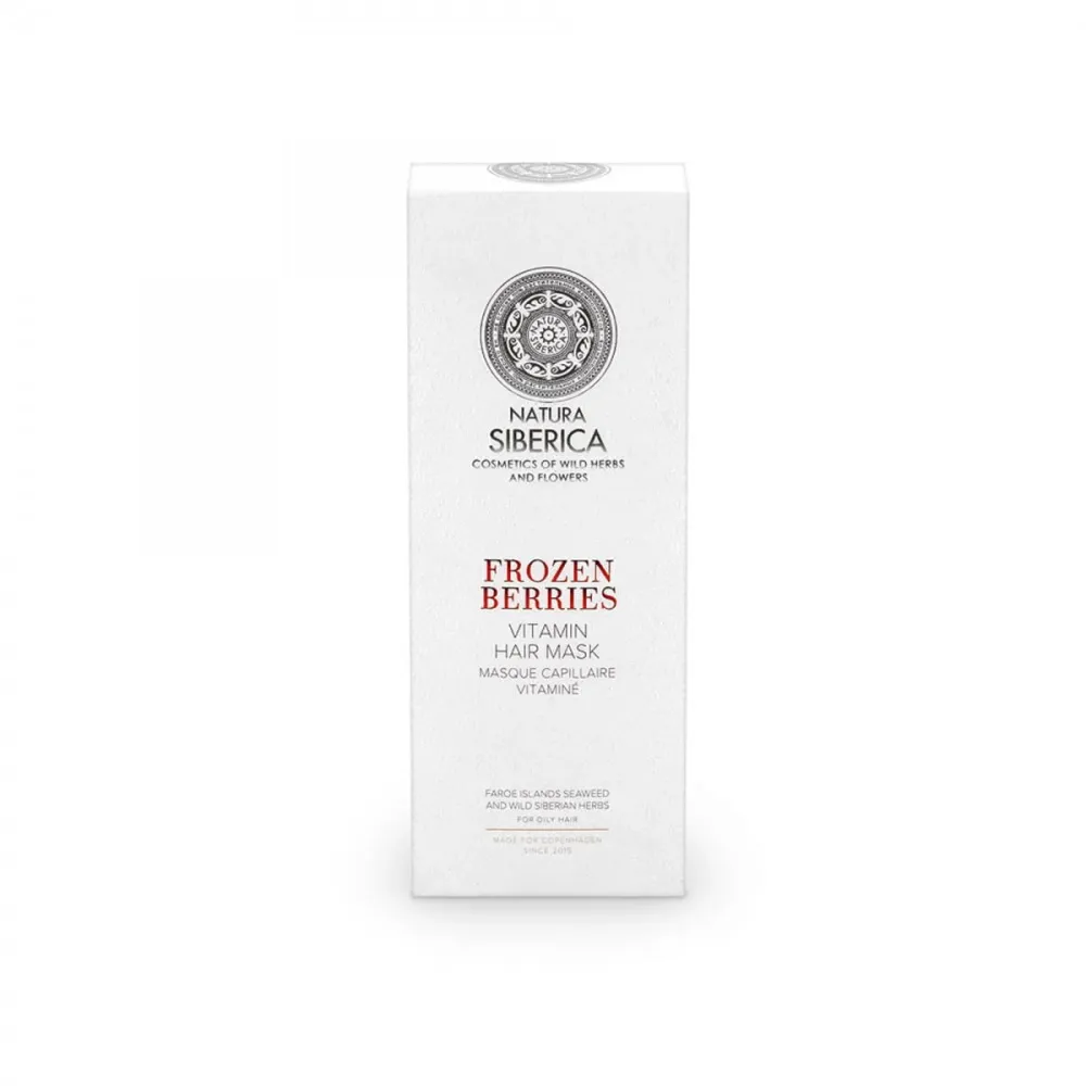 Rasvaisille hiuksille tarkoitettu maski - jäädytetyt marjat 200 ml - NATURA SIBERICA