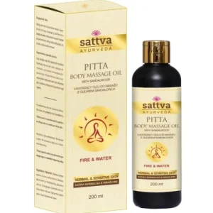 RAUHOITTAVA HIERONTAÖLJY SANDALOVA-ÖLJYLLÄ 200 ml - SATTVA (AYURVEDA)