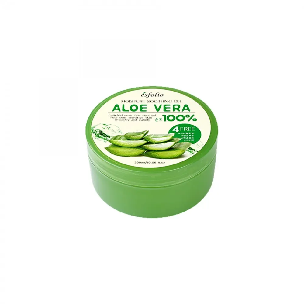 Rauhoittava ja hydratoiva kehogeeli 100% aloe vera 300 ml