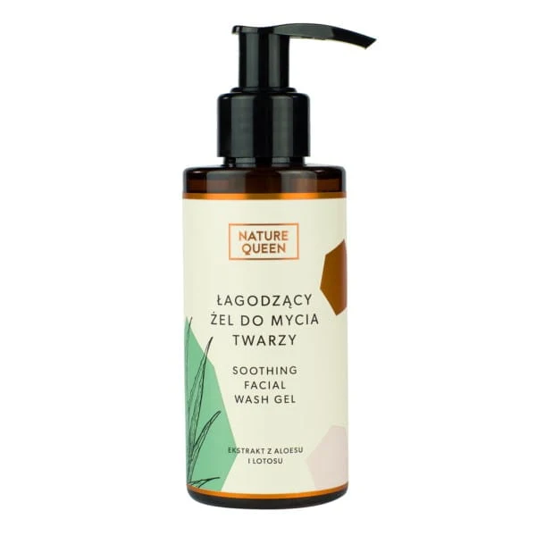 Rauhoittava kasvopuhdistusgeeli 150 ml NATURE QUEEN