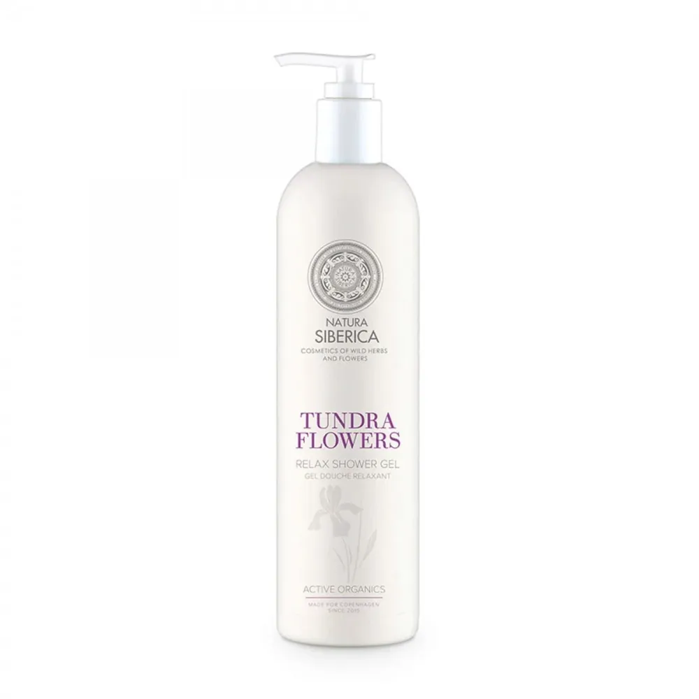 Rauhoittava suihkugeeli tundra-kukilla 400 ml
