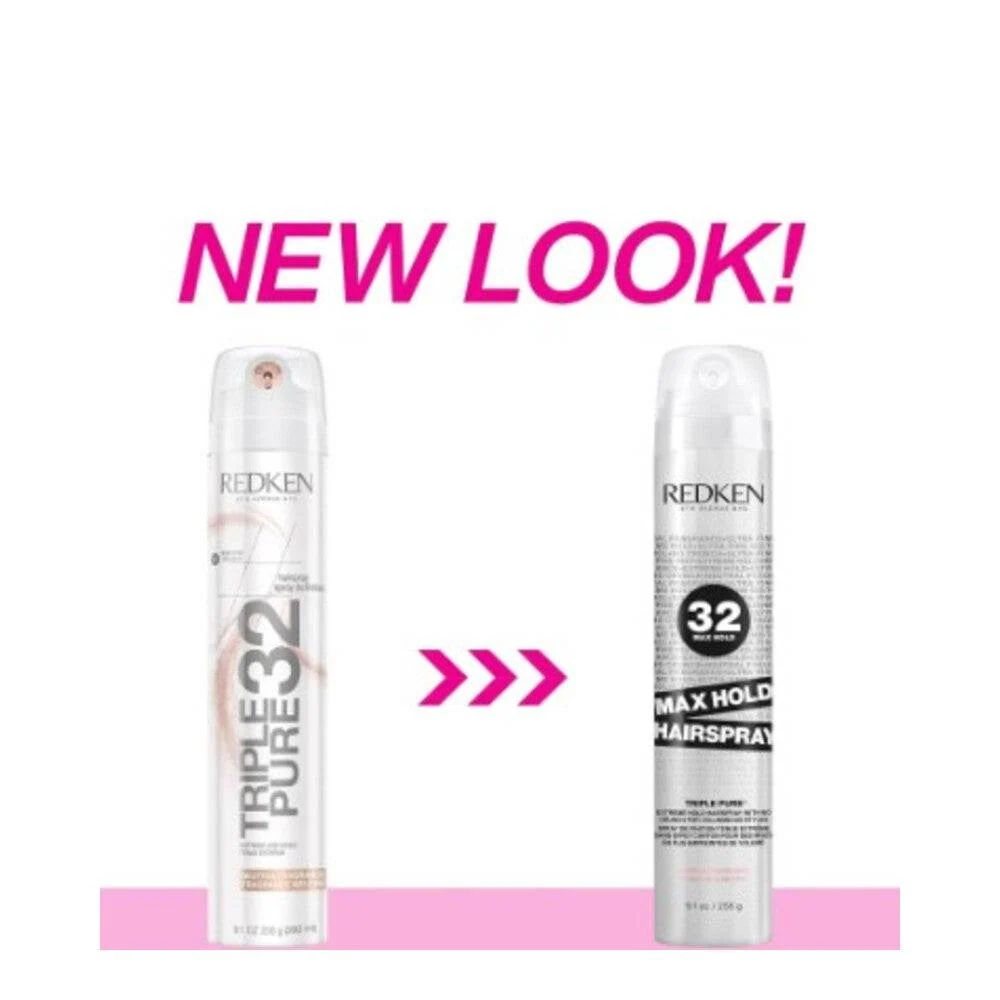 Redken Triple Pure 32 neutraali tuoksu Max Hold Hiusspray
