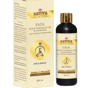 Rentouttava hierontaöljy Ashwagandha 200 ml - Sattva (Ayurveda)