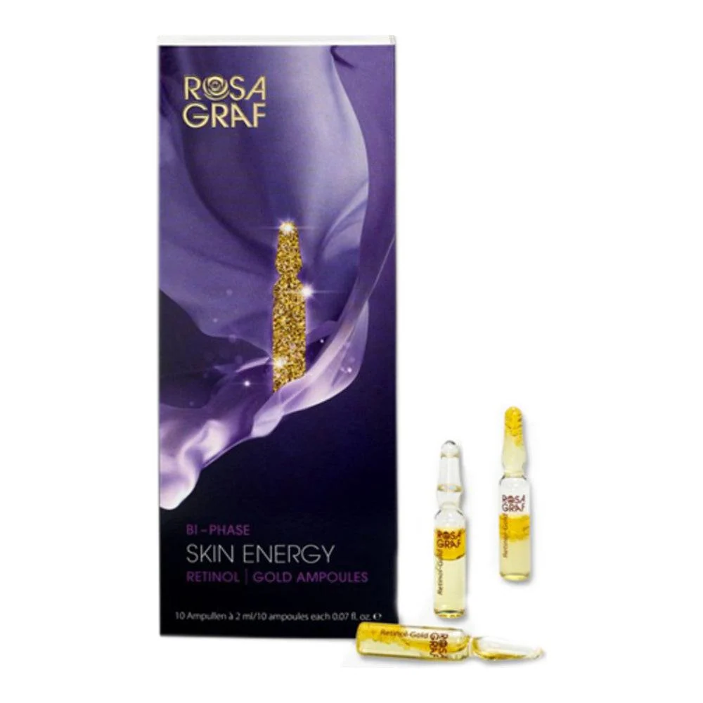 Rosa Graf Bi - Vaiheen ihon energian retinoli Ampoules - Kulta