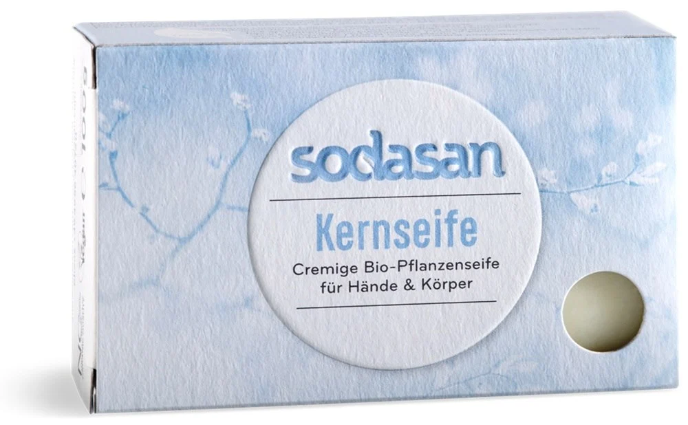 Saippualeipä, hajuton, anti-allergeeninen kasvisaippua BIO 100 g SODASAN