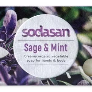 Salvia- ja minttusaippua BIO 100 g SODASAN