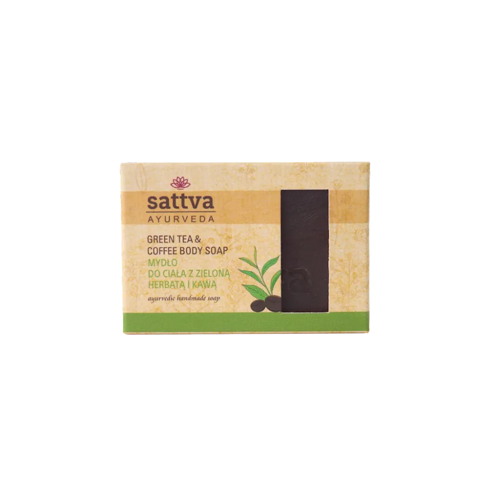 SAVON CORPOREL THÉ VERT & CAFÉ 125 g - SATTVA