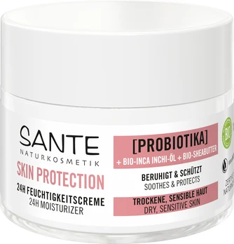 SCHÜTZENDE NACHTHAUTCREME MIT PROBIOTICS, INCHI-ÖL UND SHEA-BUTTER ECO 50 ml - SANTE
