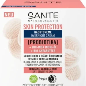 SCHÜTZENDE NACHTHAUTCREME MIT PROBIOTICS, INCHI-ÖL UND SHEA-BUTTER ECO 50 ml - SANTE