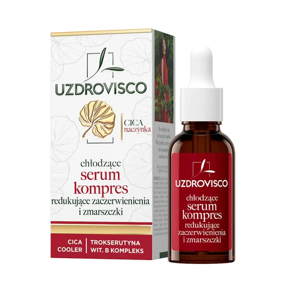 SERUM - KIRKASTAVA JA SILMALUOMIA VÄHENTÄVÄ NUORENA PYSYVÄLLE IHOLLE 30 ml - UZDROVISCO (CICA)