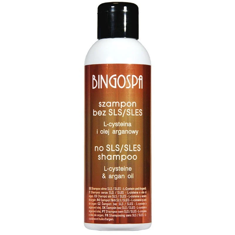 Shampoo arganöljyllä ilman SLS:ää 100 ml BINGOSPA