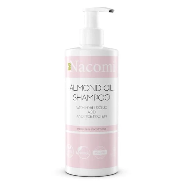 Shampoo manteli ja hialuronihappo 250 ml NACOMI