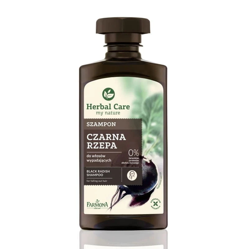 Shampoo mustajuurikkaalla 330ml HERBAL CARE