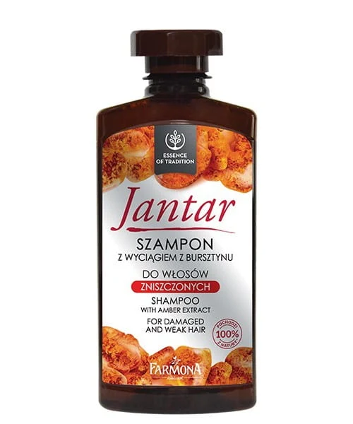 Shampoo rikkoutuneille hiuksille 330 ml JANTAR