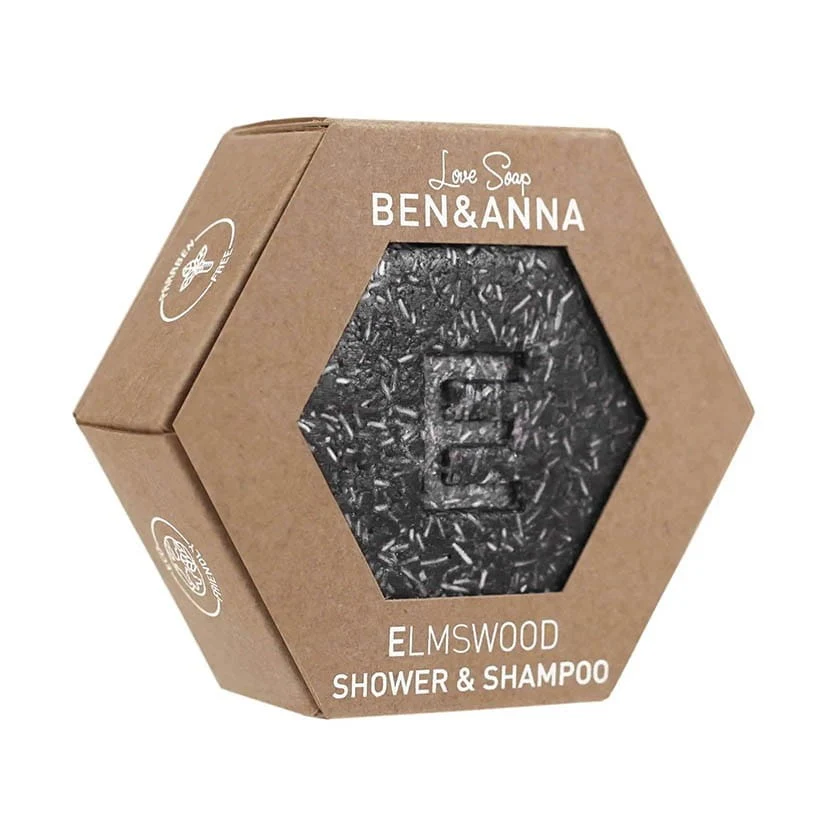 SHAMPOO JA SUIHKUGEELI 2in1 ELMSWOOD ECO CUBE 60 g - BEN & ANNA
