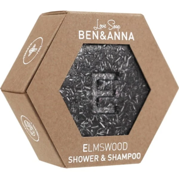 Shampoo ja suihkugeeli jalavapuulta 60 g BEN & ANNA