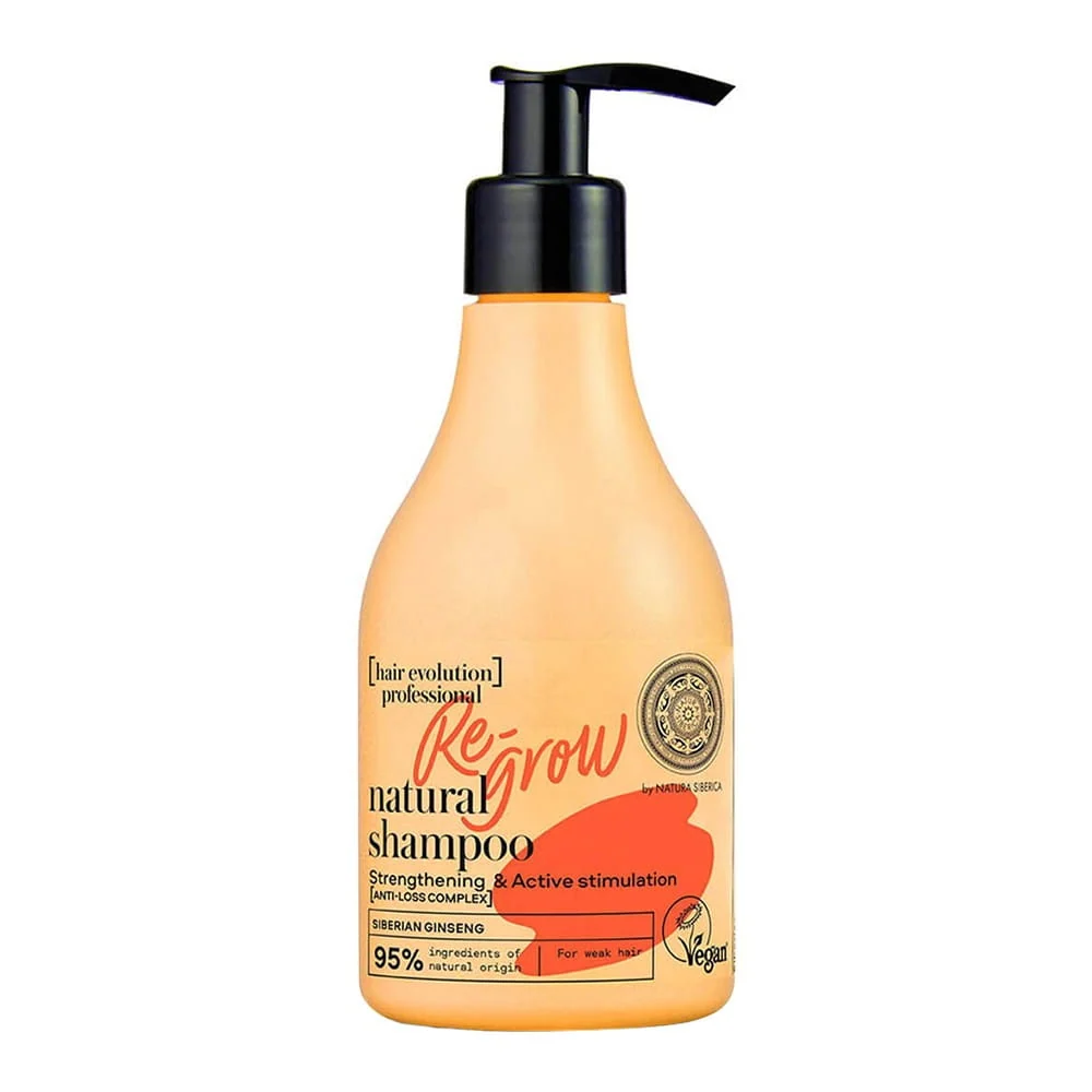Shampoo Uudelleenkasvu heikentyneille ja putoaville hiuksille 245ml