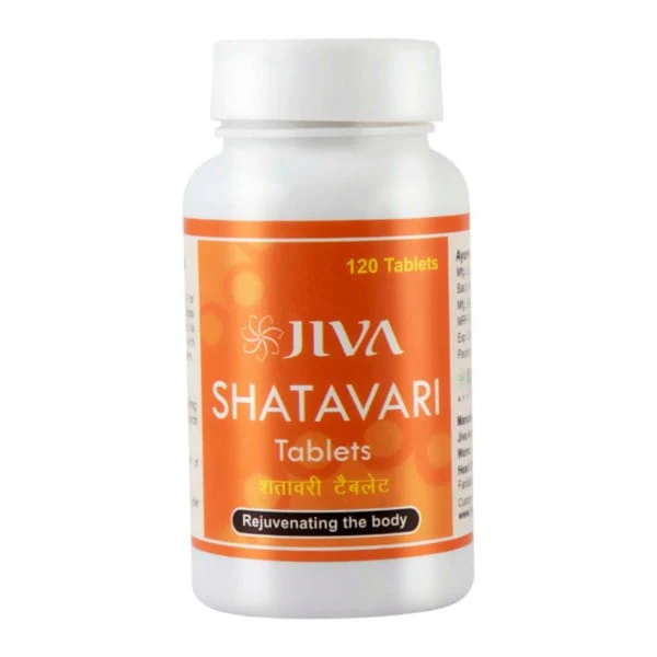 Shatavari-tabletti 120. Hormonaalinen järjestelmä JIVA AYURVEDA