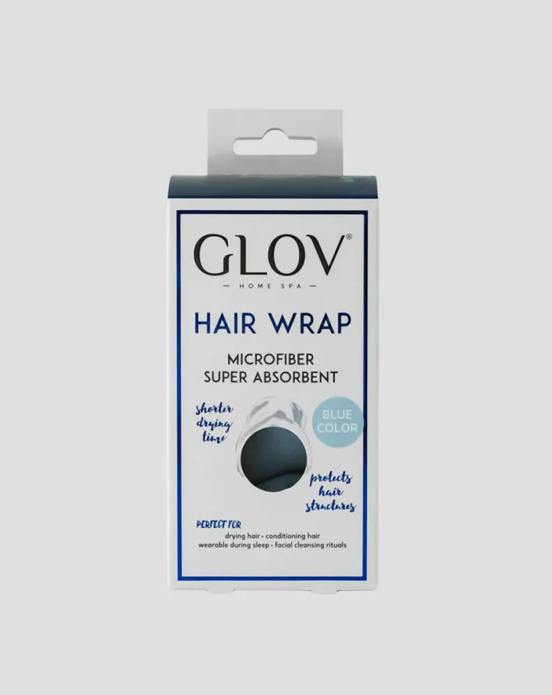 Sininen hiusturbaani vähentää kuivumisaikaa kaikille hiustyypeille Hair Wrap Glov