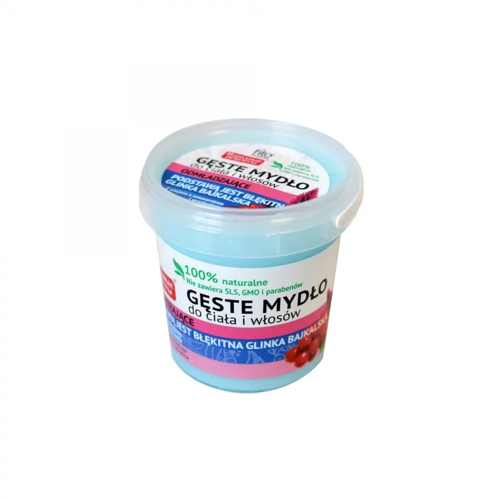 Sininen savi ruokosaippua 155 g