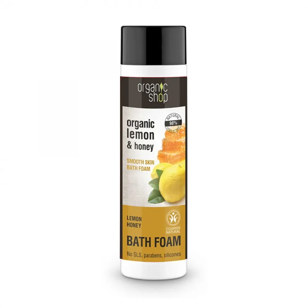 Sitruuna- ja hunajainen ihoa siloittava vaahtokylpy 500 ml