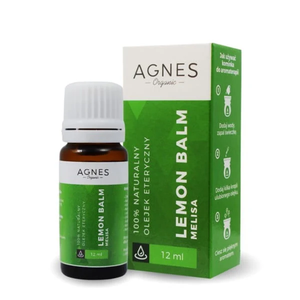 Sitruunamelissan eteerinen öljy 12 ml - AGNES ORGANIC
