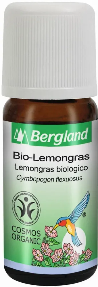 Sitruunaruoho-tuoksuinen eteerinen öljy 10 ml - BERGLAND