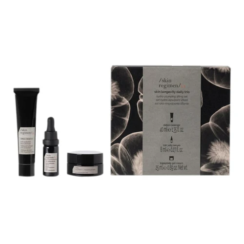 Iho -ohjelma ihon pitkäikäisyys päivittäinen trio -lahjapakkaus Skin Regimen