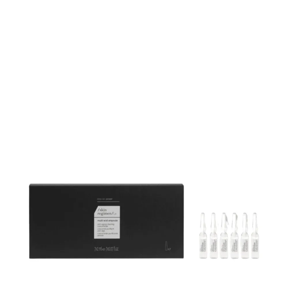 Iho -ohjelma LX Multihappoampoulit Skin Regimen