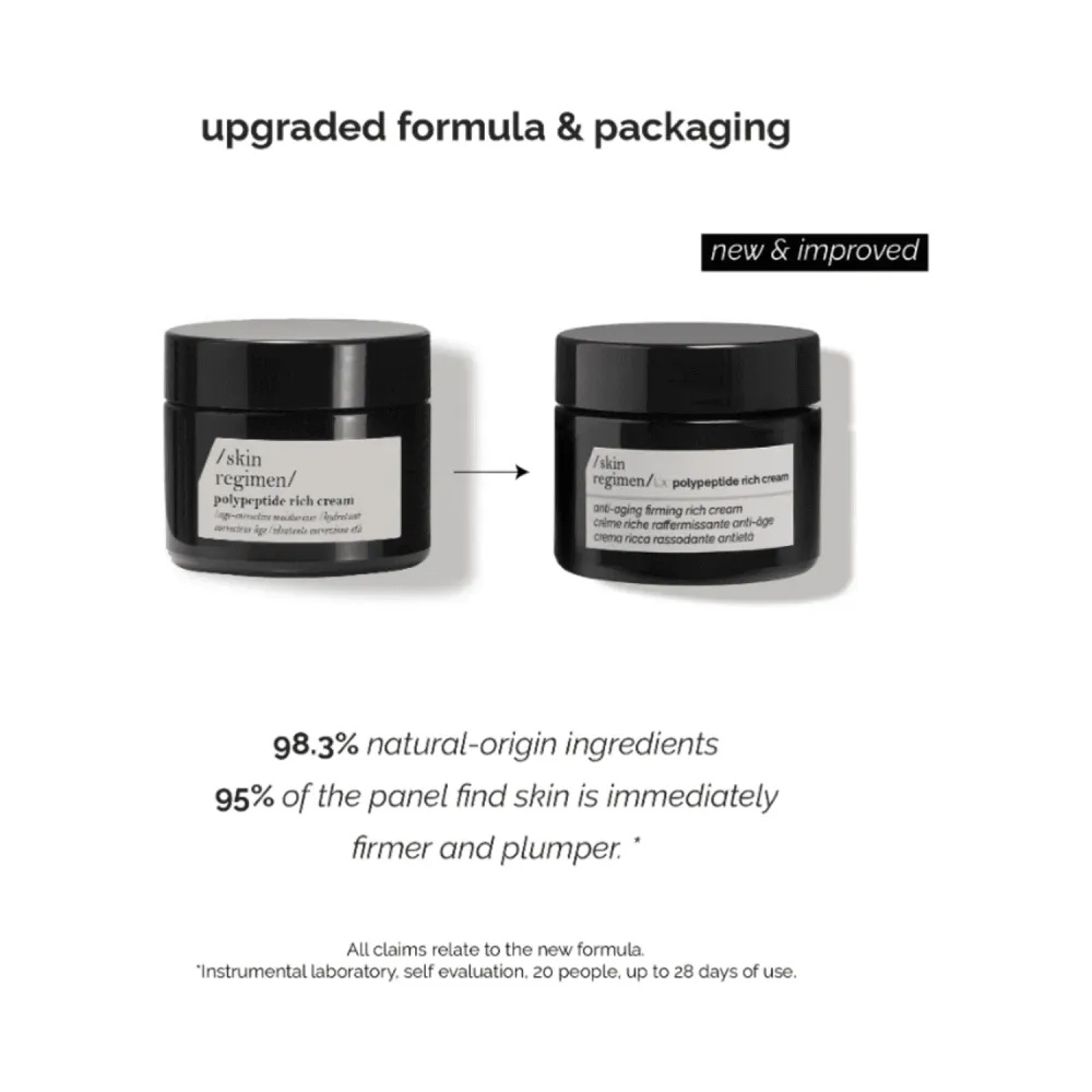 Iho -ohjelma LX -polypeptidirikas kerma Skin Regimen