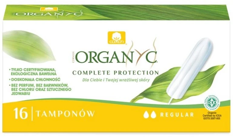 Säännölliset tamponit 16 kpl BIO ORGAN(Y)C