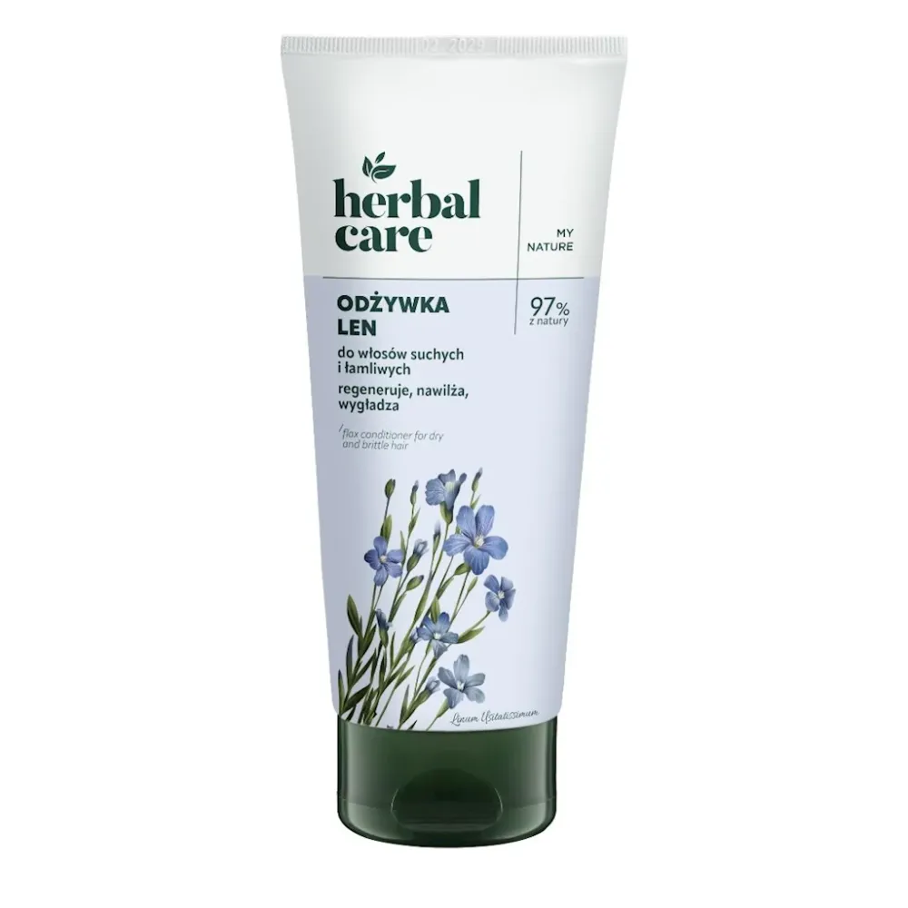 SOIN HERBAL Pellavahedelmähoito kuiville ja hauraille hiuksille 200ml putkilo FARMONA