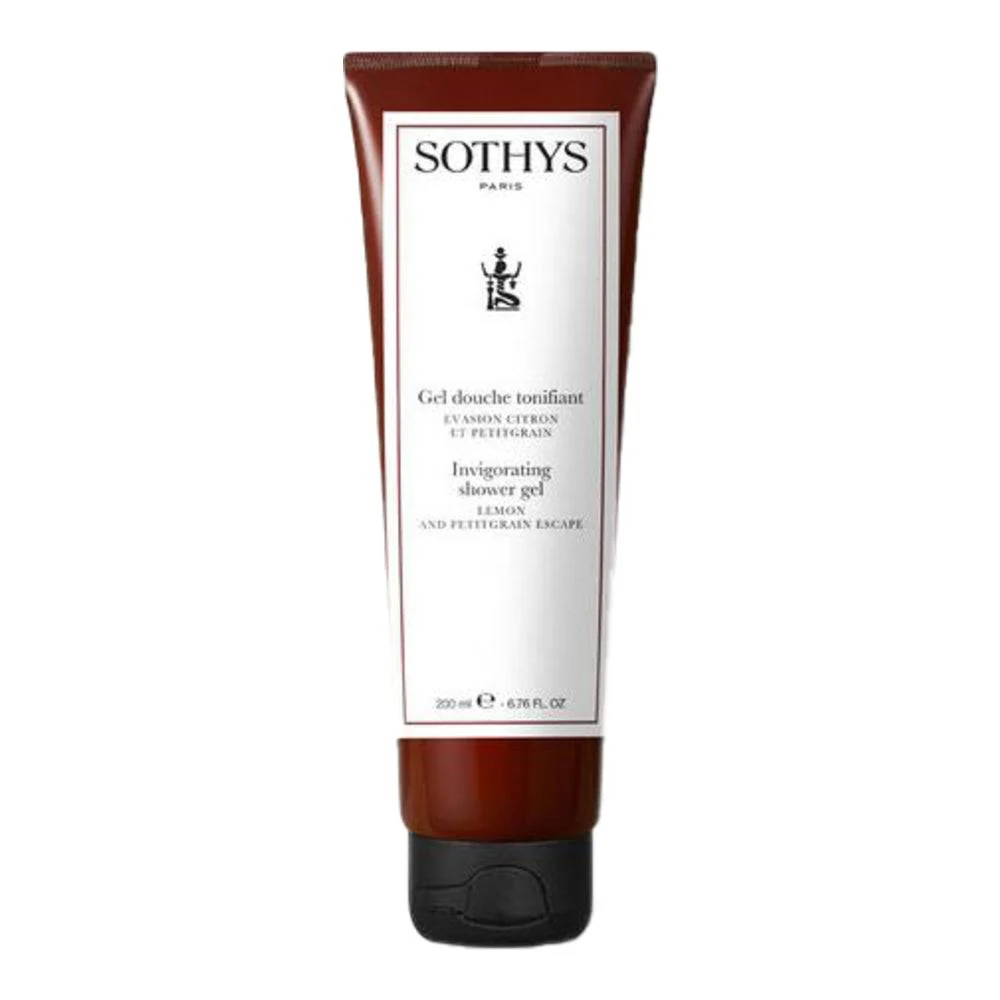 Sothys virkistävä suihkugeeli sitruuna ja petitgrain