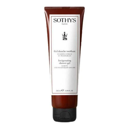 Sothys virkistävä suihkugeeli sitruuna ja petitgrain