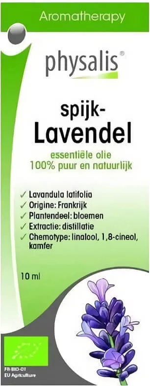 Spijklavendel (Blattlavendel) eteerinen öljy BIO 10 ml - PHYSALIS