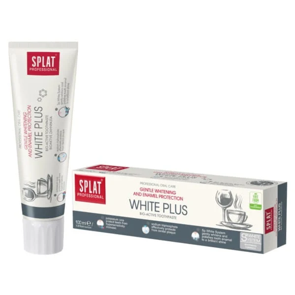 Splat-hammastahna 100 ml White Plus Valkaisu