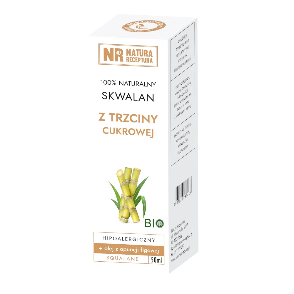 Squalaani sokeriruokosta 50ml NATURA RECEPTURA
