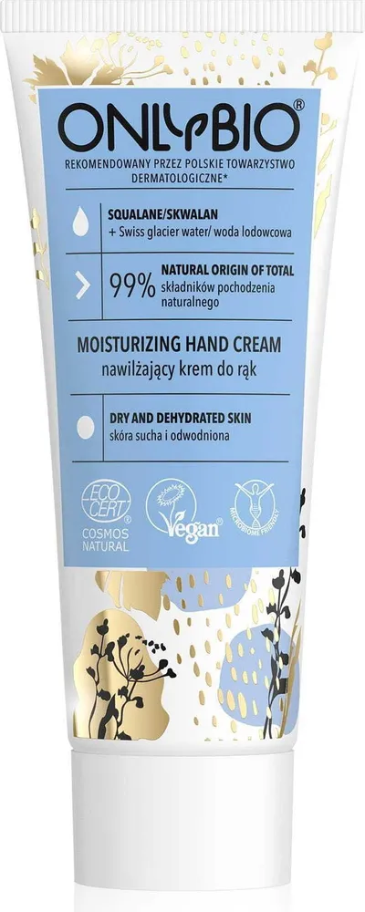 Squalan-kosteuttava käsivoide + ekologinen jäävuorivesi 75 ml - VAIN BIO