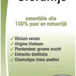 Steraniksin eteerinen öljy (tähtianis) LUOMU 10 ml - PHYSALIS