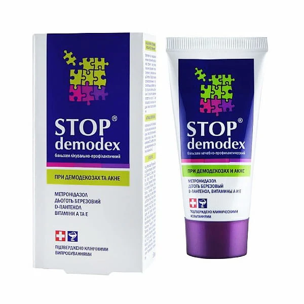 STOP DEMODEX Kasvot ja kehon balsami 50ml (Ukraina) GOLDEN PHARM
