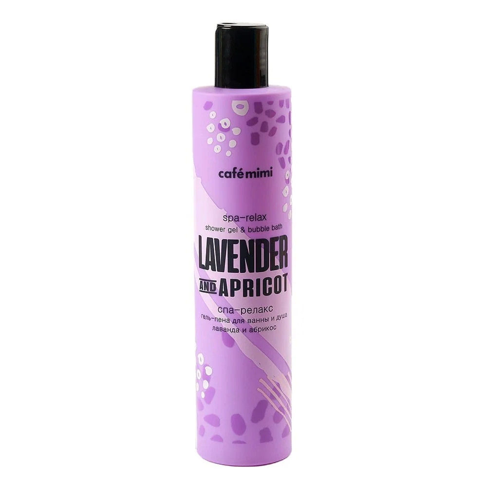 Suihkuvaahto laventeli & aprikoosi 300 ml CAFEMIMI