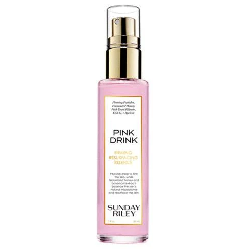 Sunnuntai Riley Pink Drink Firming pinnoitetaan Essence Sunday Riley