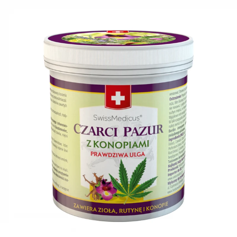 SWISSMEDICUS Mustajuuri hamppu 250ml